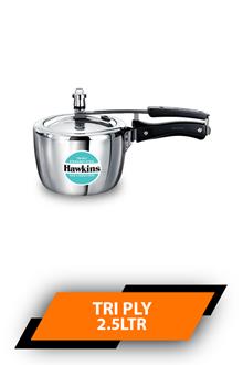 Hawkins Tri Ply Ss 2.5ltr Hsst25